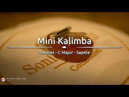 Meinl Sonic Energy KL8MINI 8-Note Mini Kalimba, Sapele