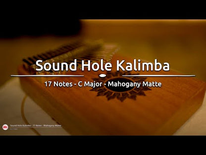 Meinl Sonic Energy KL1708H 17-Note Kalimba, Mahogany Matte