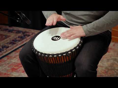 Meinl Original African 12" Wood Djembe, Earth, w/Bag
