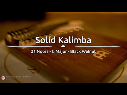 Meinl Sonic Energy KL2101S 21-Note Solid Kalimba, Black Walnut