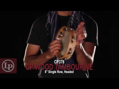 LP 8" CP Single Row Head Tambourine, Steel