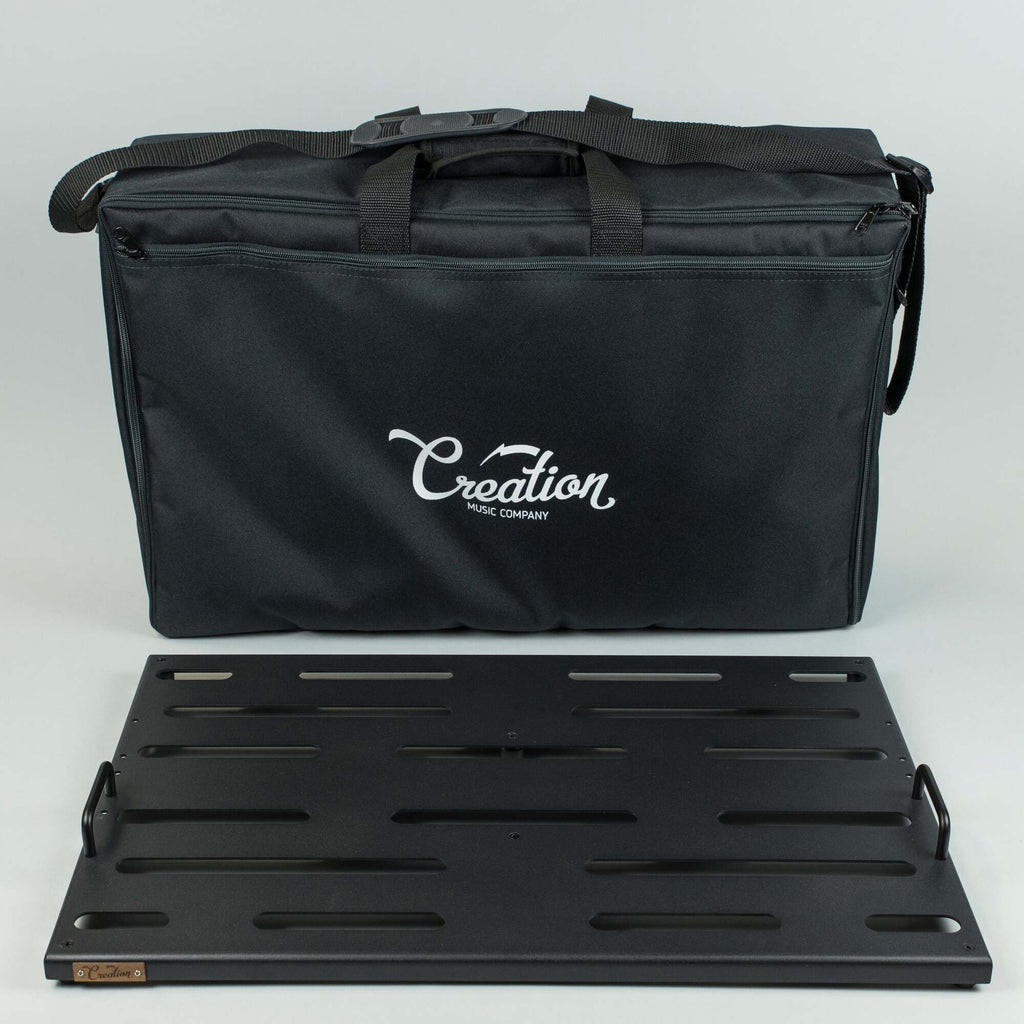 Creation Music Company Aero Series 24x16 Pedalboard Matte Black with Soft Case