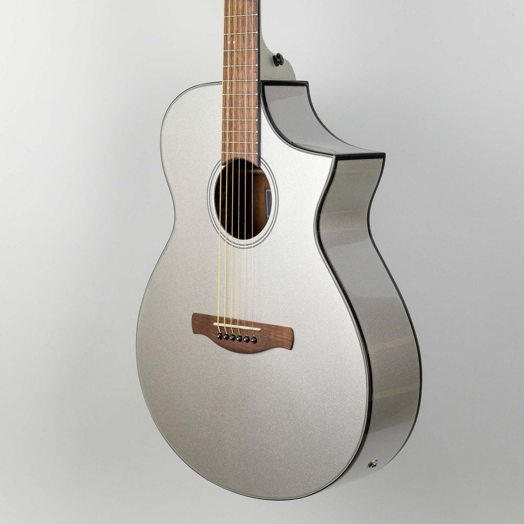 Ibanez AEWC10-SM Acoustic Guitar in Silver Metallic High Gloss