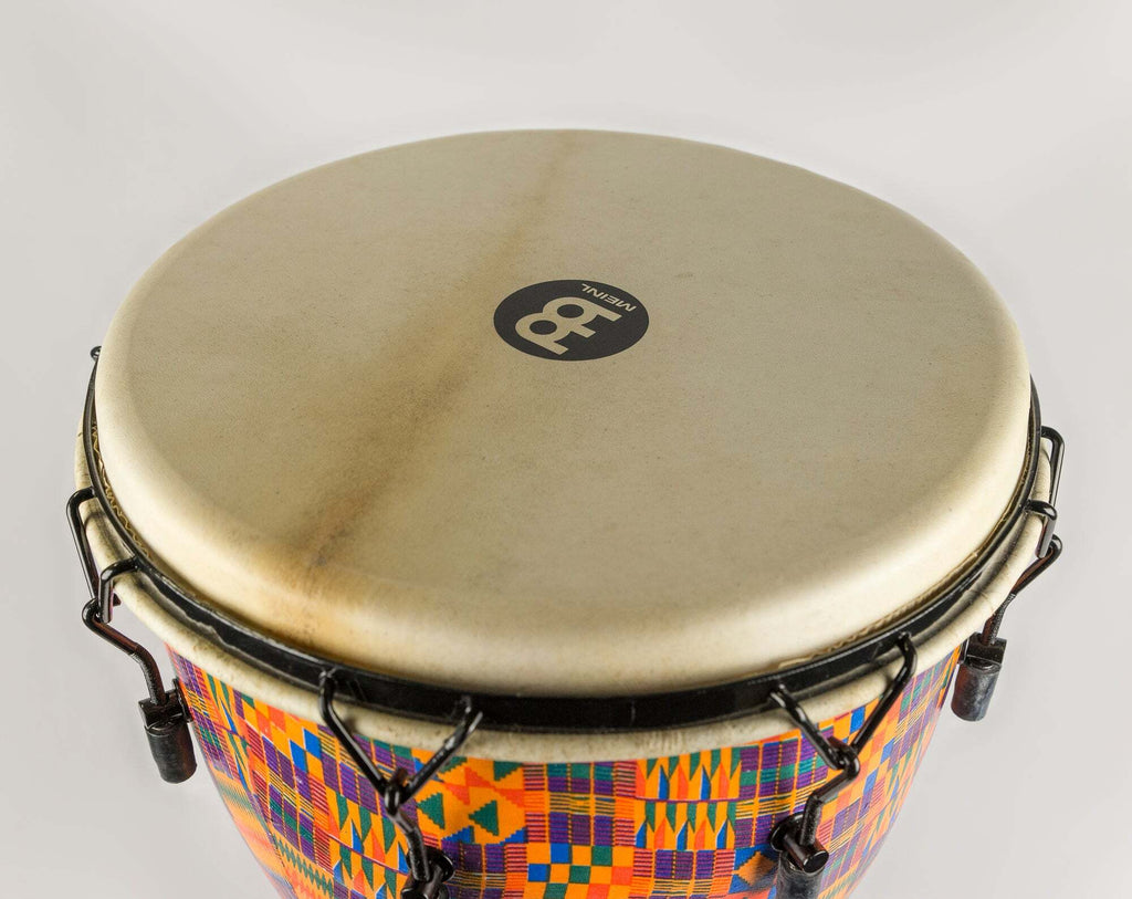Meinl Mechanical Tuned Travel Series Djembe 14", Kenyan Quilt