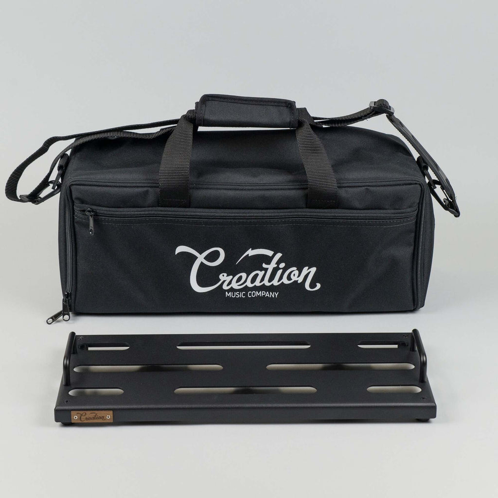 Creation Music Company Aero Series 17x7 Pedalboard Matte Black with Soft Case