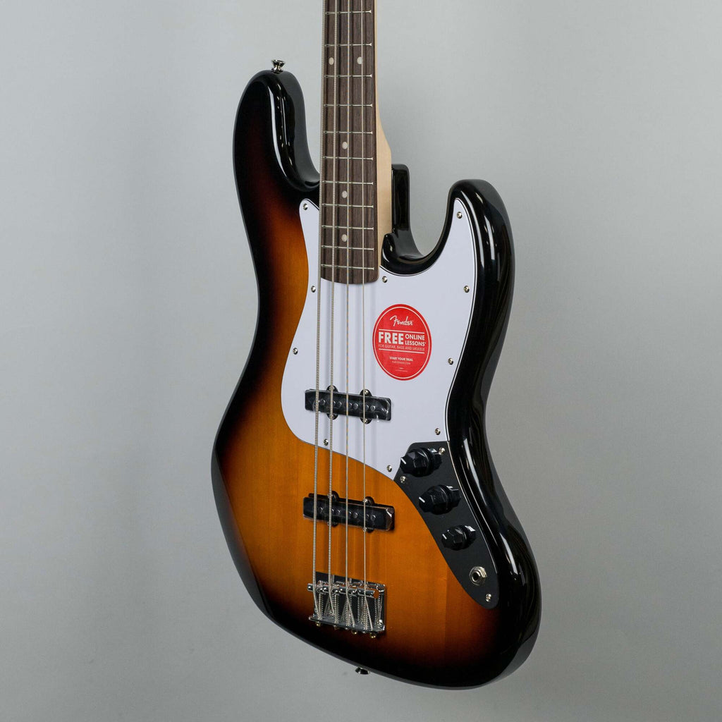 Squier Affinity Series Jazz Bass Guitar in Brown Sunburst