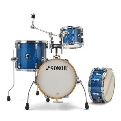 Sonor AQX Micro 4-Piece Shell Set in Blue Ocean Sparkle