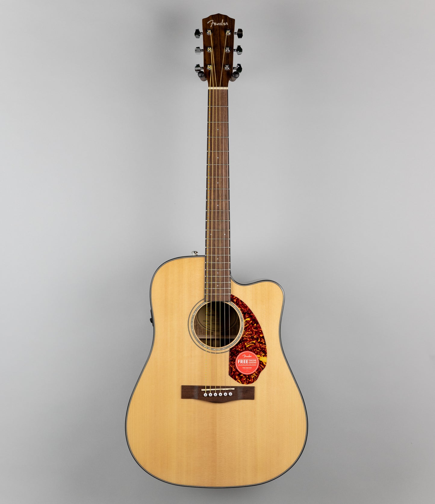 Fender CD-140SCE Dreadnought Acoustic/Electric Guitar, Natural