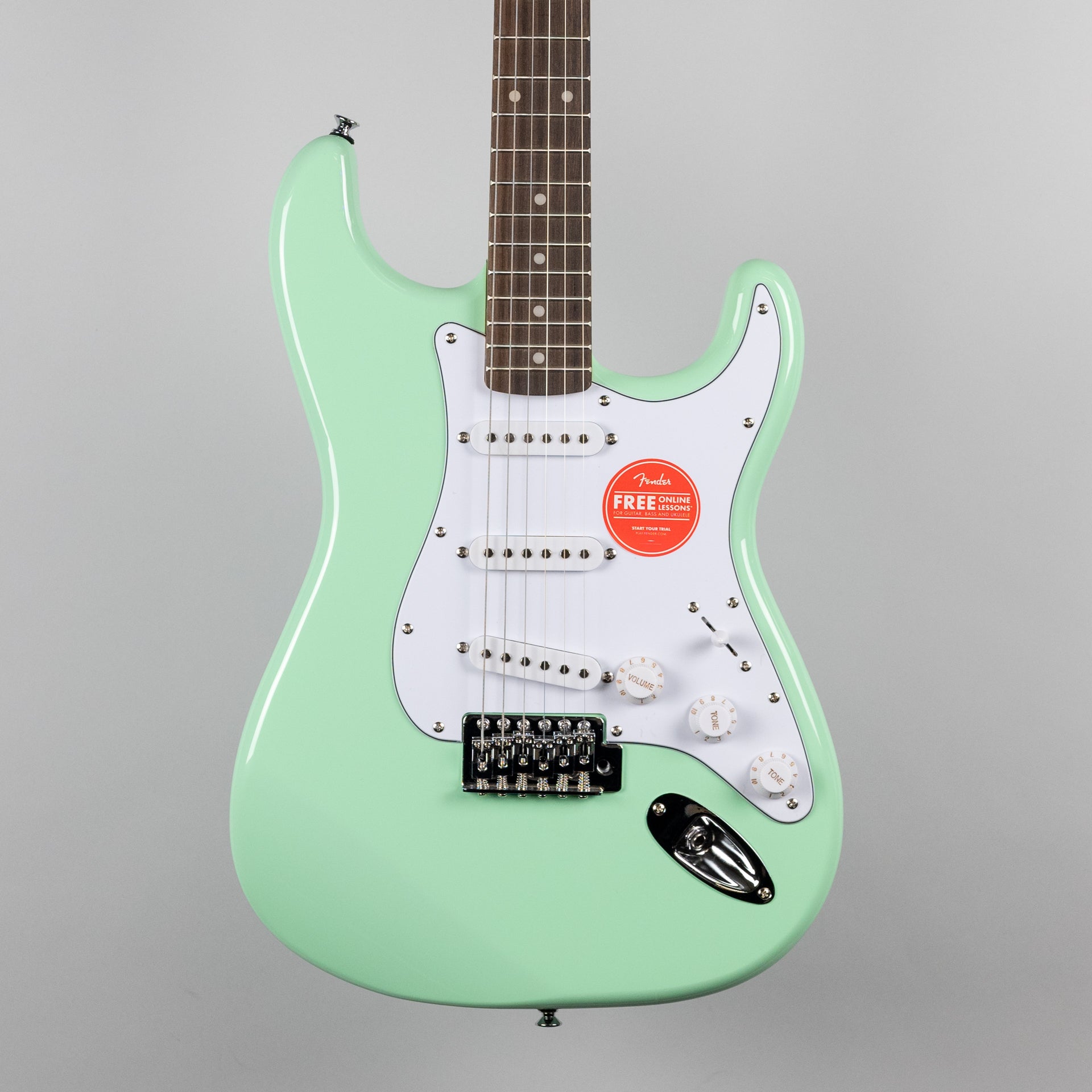 Surf green squier deals stratocaster