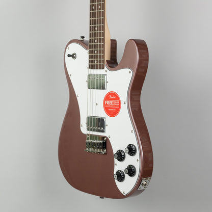 Squier Affinity Series Telecaster Deluxe in Burgundy Mist