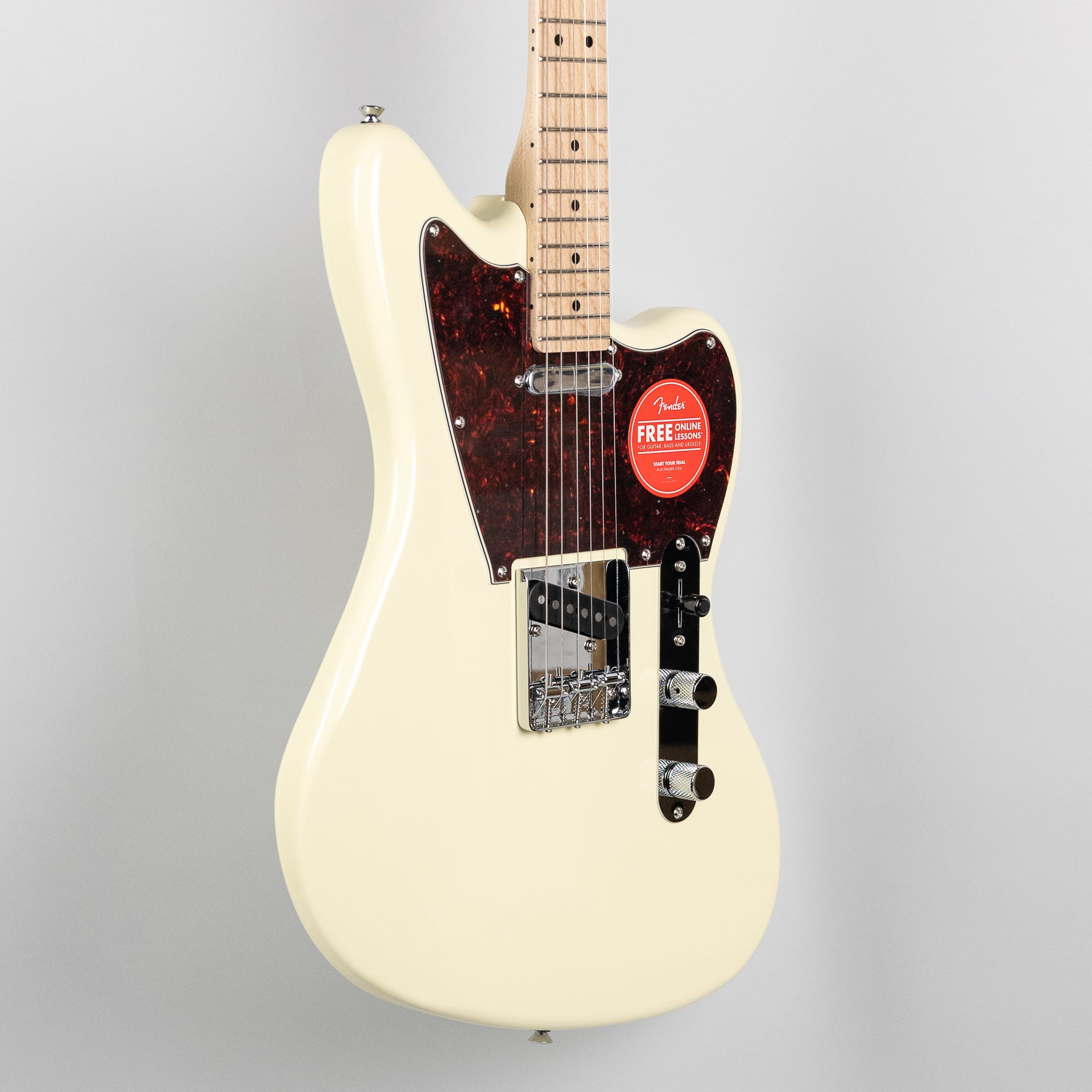 Squier Paranormal Offset Telecaster in Olympic White – Carlton Music Center