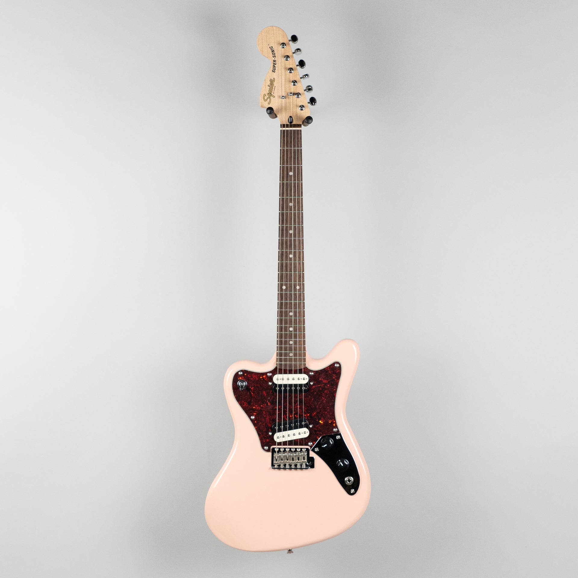 Squier Paranormal Super-Sonic in Shell Pink