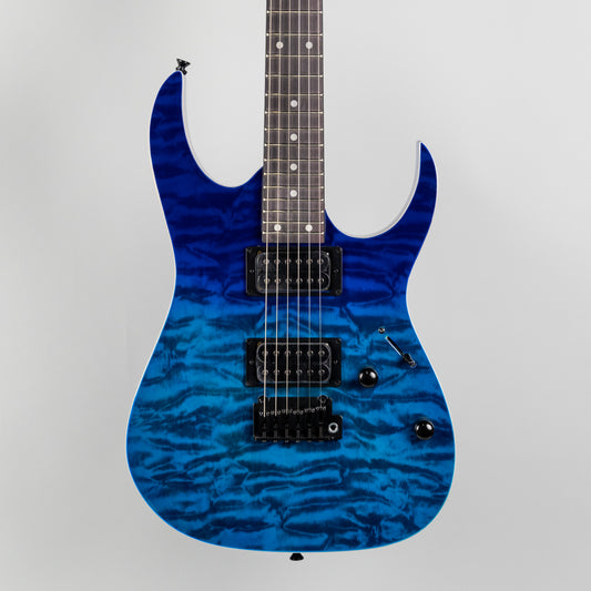 Ibanez GRG120QASP-BGD Electric Guitar in Blue Gradation
