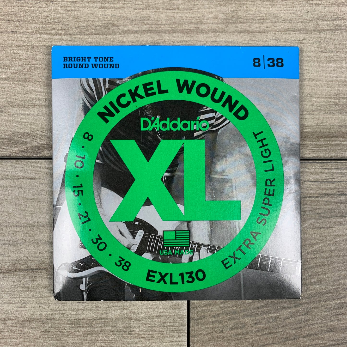 D'Addario EXL130 Nickel Wound Electric Guitar Strings, 08-38, Extra Super Light