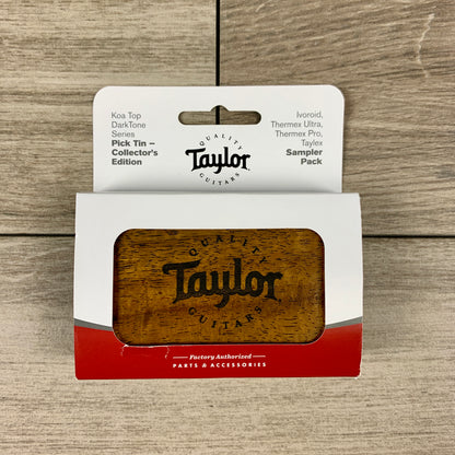 Taylor DarkTone Series Collector's Edition Koa Top Pick Tin Sampler Pack