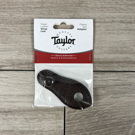 Taylor Leather StrapLink Output Jack Adapter, Chocolate Brown