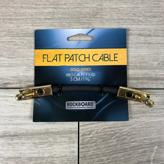 RockBoard Gold Series Flat Patch Cable, 5cm / 1-15/16"