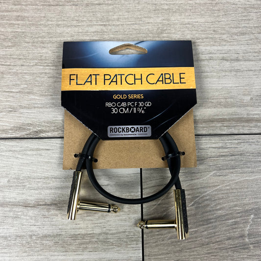 RockBoard Gold Series Flat Patch Cable, 30cm / 11-13/16"