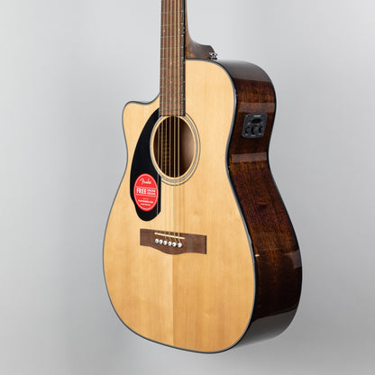 Fender CC-60SCE LH Concert Acoustic/Electric Guitar, Left-Handed