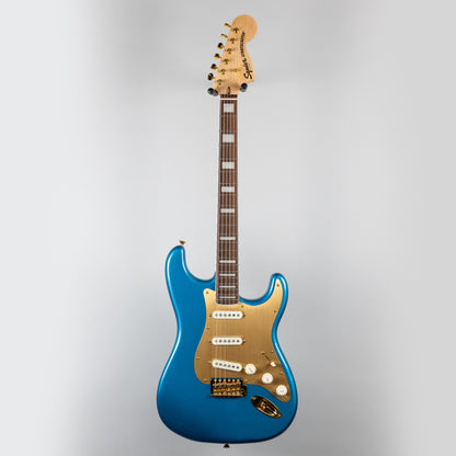 Squier 40th Anniversary Stratocaster, Gold Edition in Lake Placid Blue