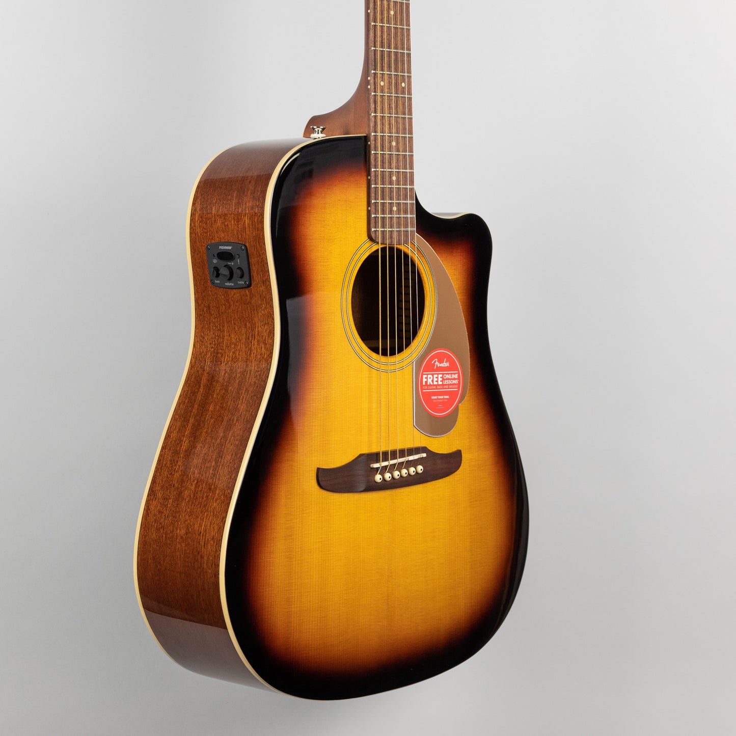Fender Redondo Player Acoustic/Electric Guitar in Sunburst