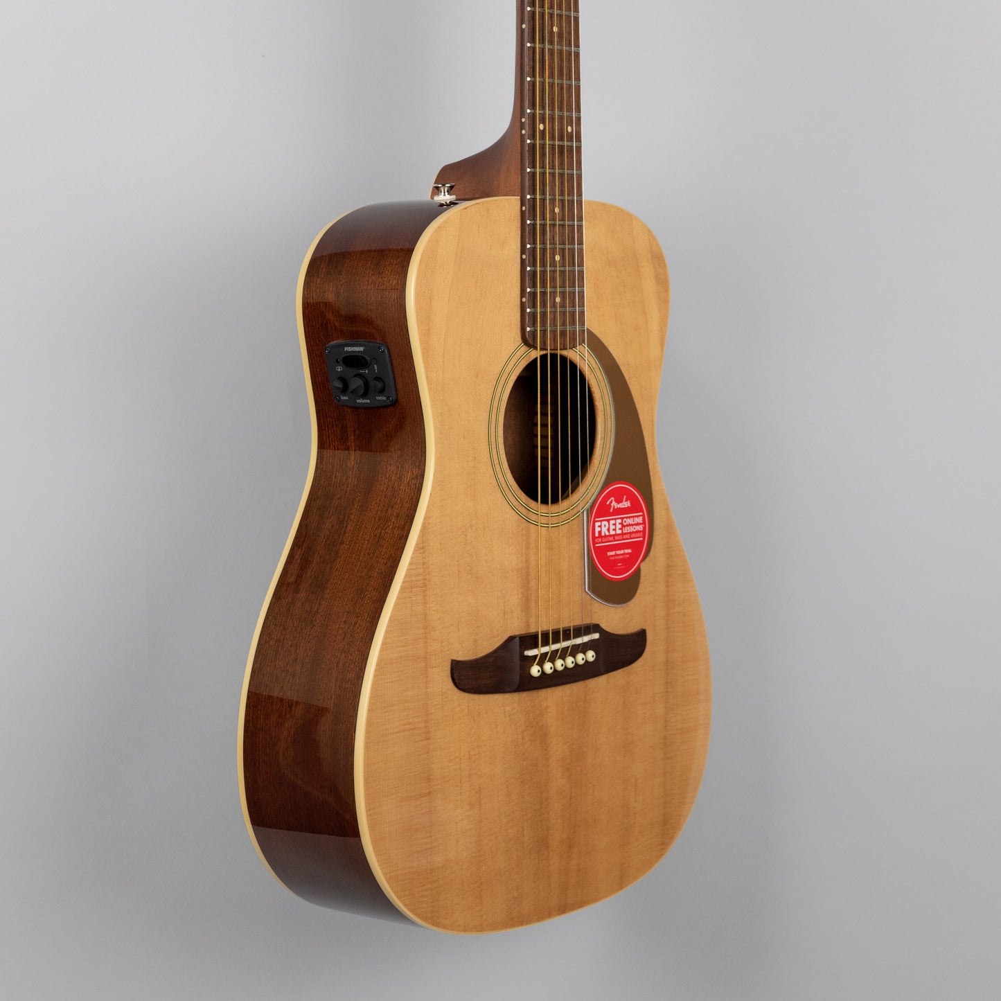 Fender Malibu Player Acoustic/Electric Guitar, Natural