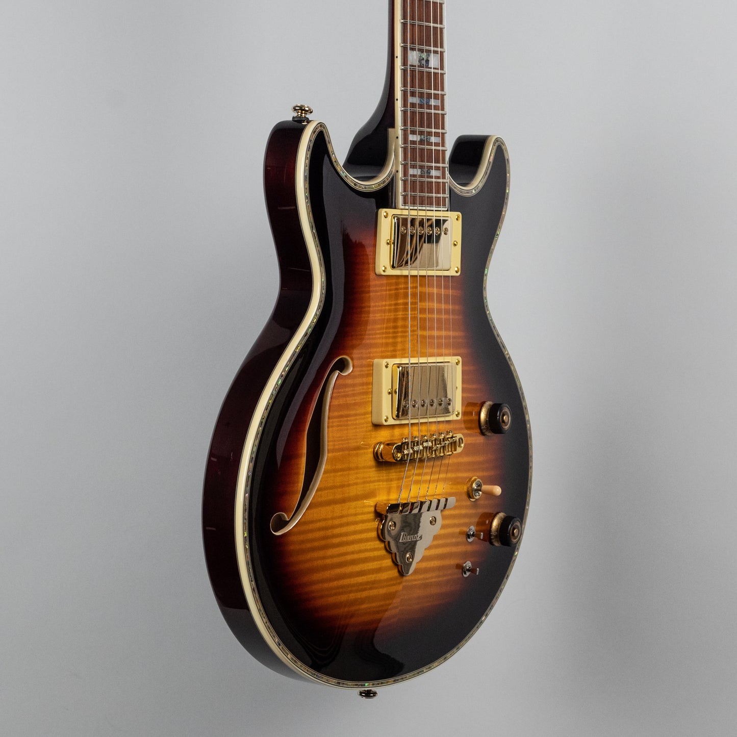 Ibanez AR520HFM-VLS Hollow Body Guitar in Violin Sunburst