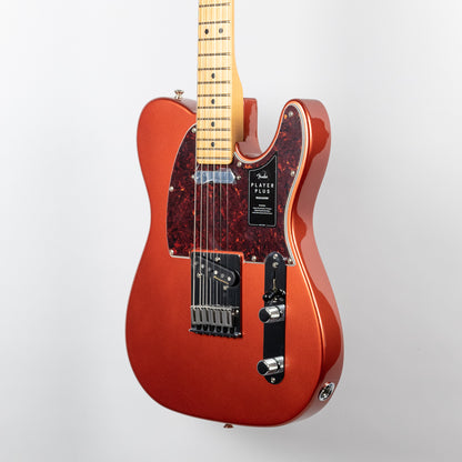 Fender Player Plus Telecaster in Aged Candy Apple Red (MX21274125)