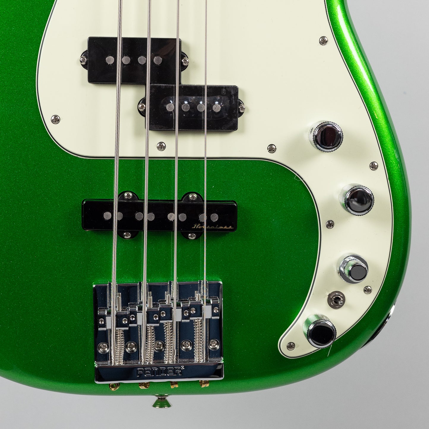 Fender Player Plus Precision Bass in Cosmic Jade (MX22053568)