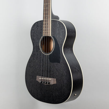 Ibanez PCBE14MH-WK 4-String Acoustic Bass in Weathered Black Open Pore