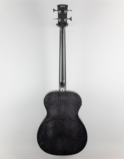 Ibanez PCBE14MH-WK 4-String Acoustic Bass in Weathered Black Open Pore