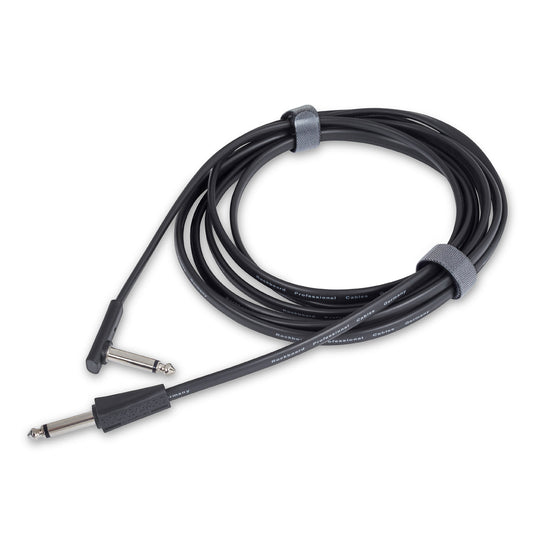 RockBoard Flat Instrument Cable, Straight / Angled, 300 cm / 118-7/64"