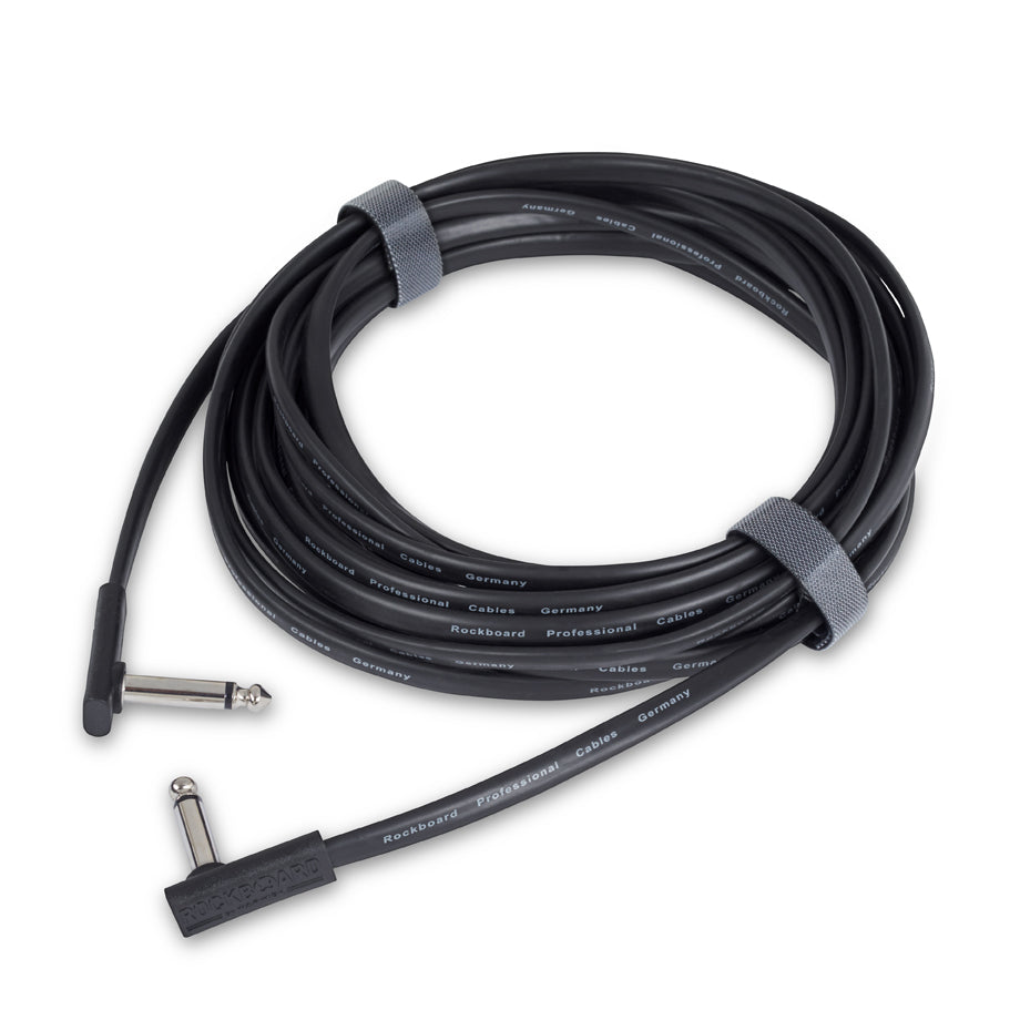 RockBoard Flat Instrument Cable, Angled / Angled, 600 cm / 236-7/32"