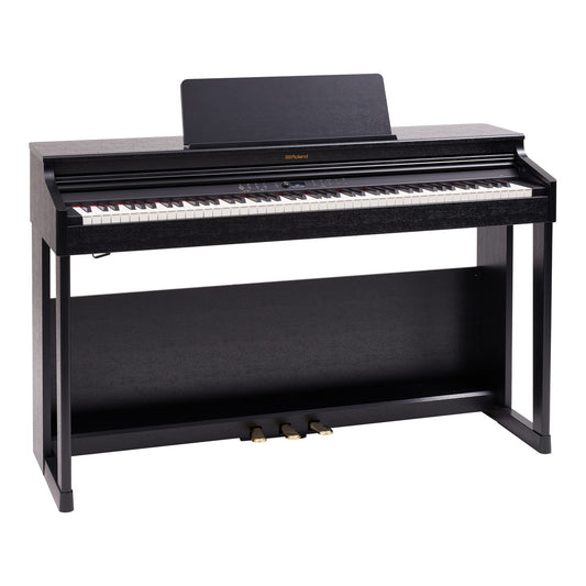 Roland RP701 Digital Piano in Contemporary Black w/Stand, Bench, & Pedal Unit