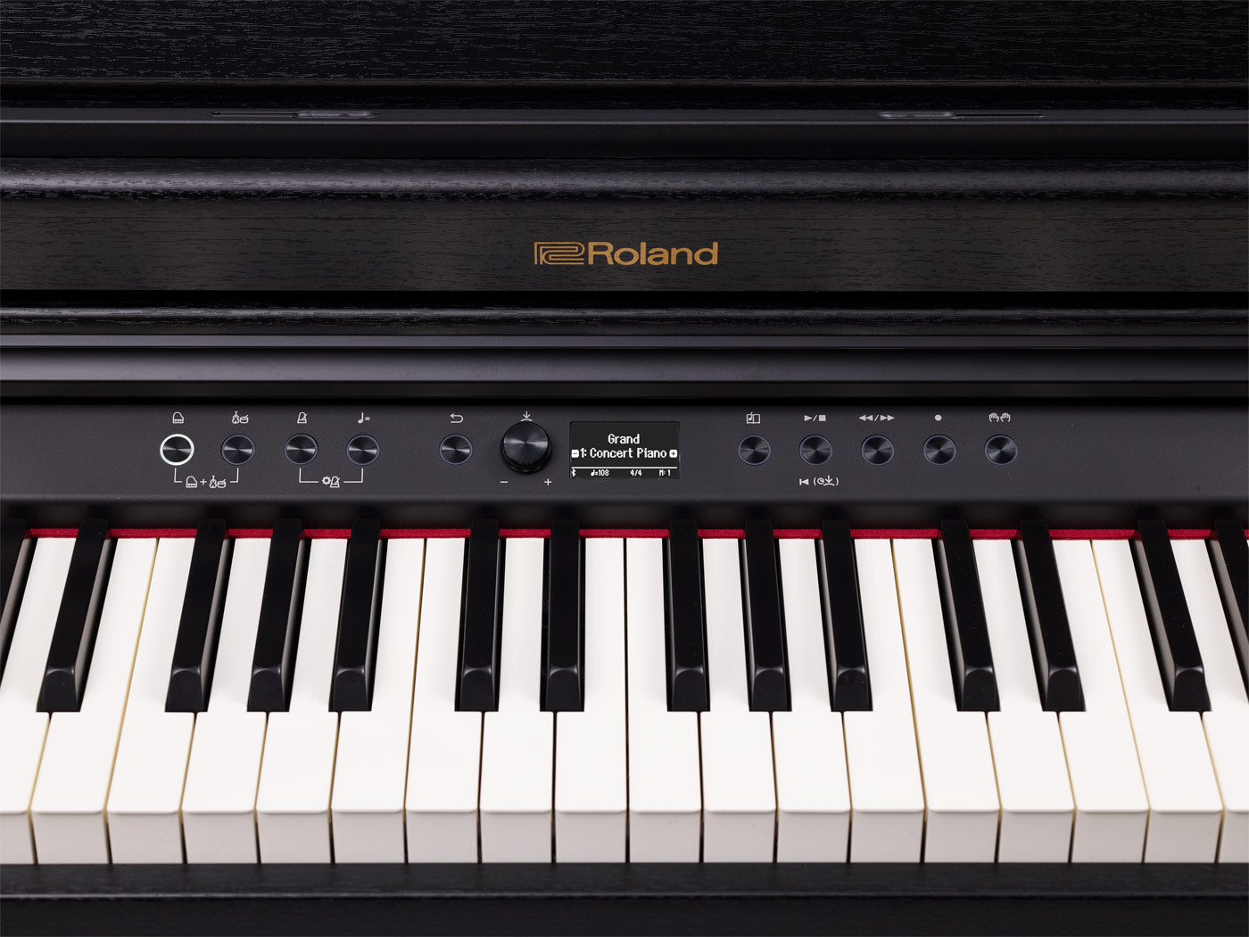 Roland RP701 Digital Piano in Contemporary Black w/Stand, Bench, & Pedal Unit