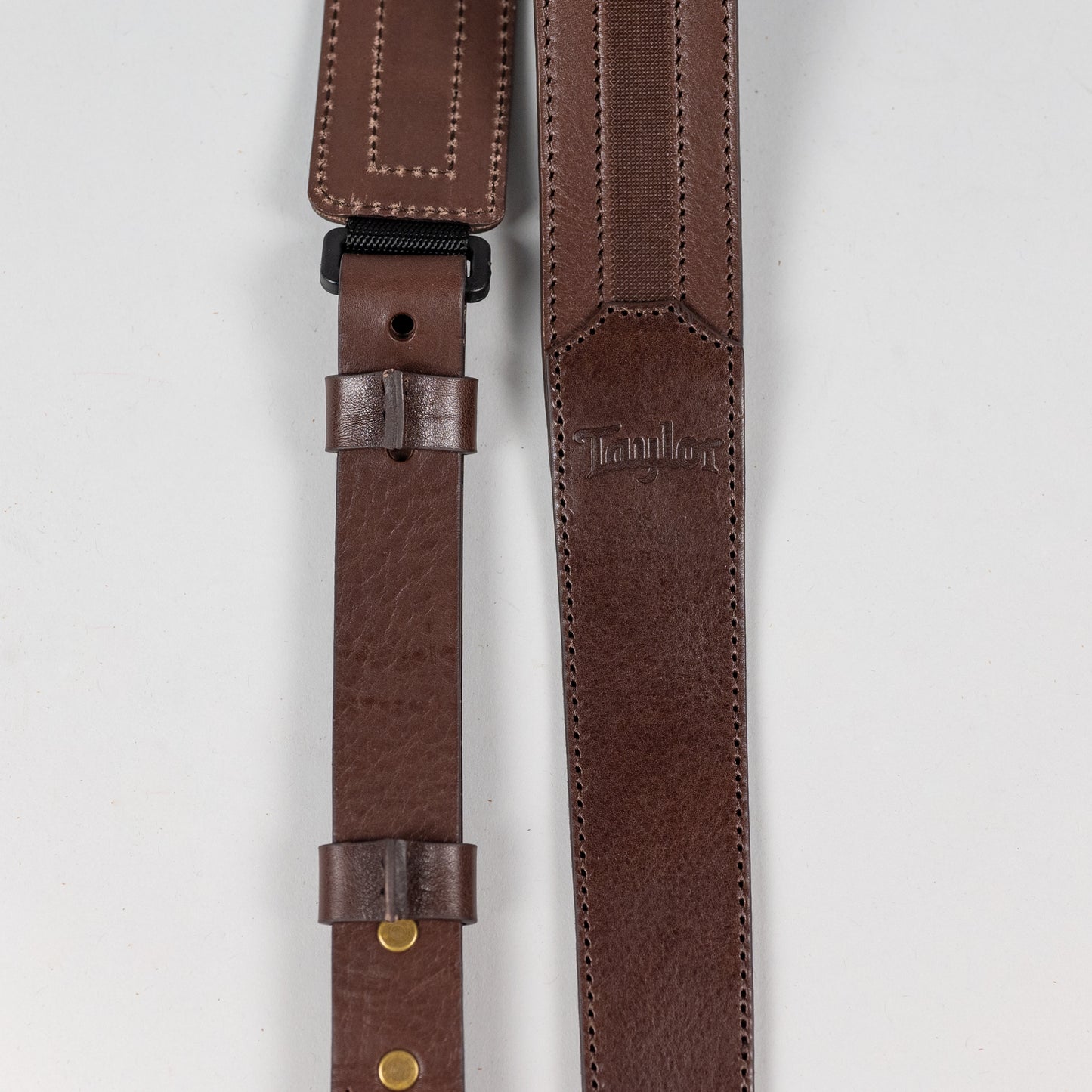Taylor Slim Leather Guitar Strap, Chocolate Brown