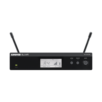 Shure BLX24R/SM58 Wireless Rack-Mount Vocal System with SM58, H9 Frequency 512MHz-542MHz