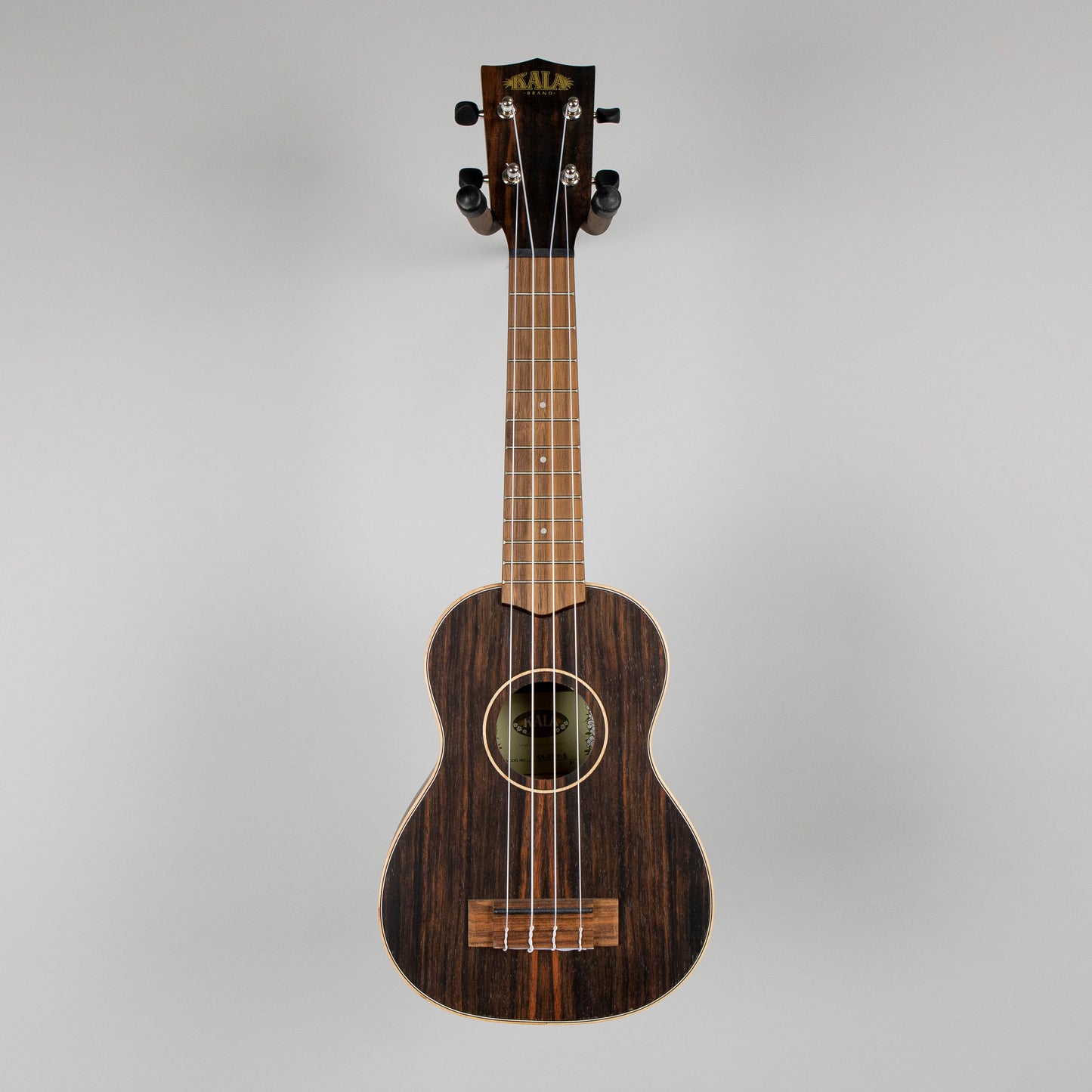 Kala Striped Ebony Soprano Ukulele