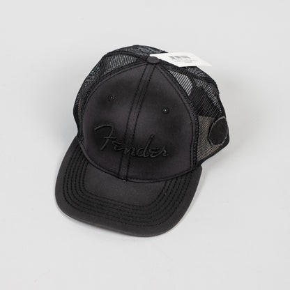 Fender Blackout Trucker Hat in Black