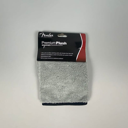 Fender Premium Plush Microfiber Polishing Cloth, Grey