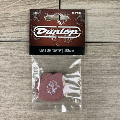 Dunlop Gator Grip Picks, 12-Pack, 0.58mm