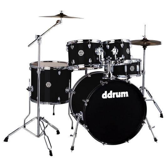 ddrum D2 522 5-Piece Complete Drum Set in Midnight Black