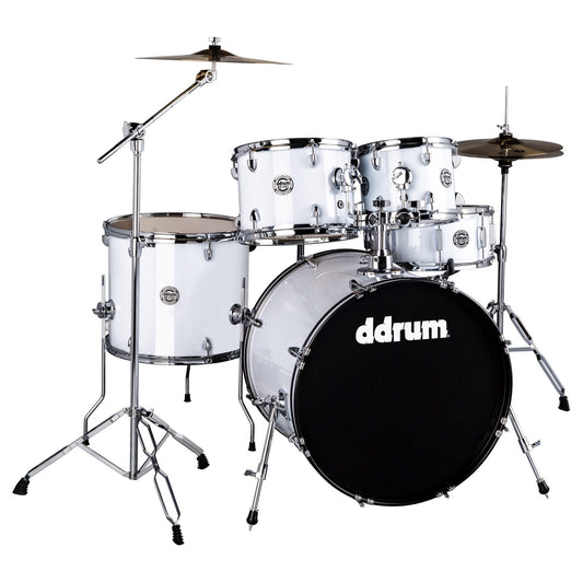 ddrum D2 522 5-Piece Complete Drum Set in Gloss White