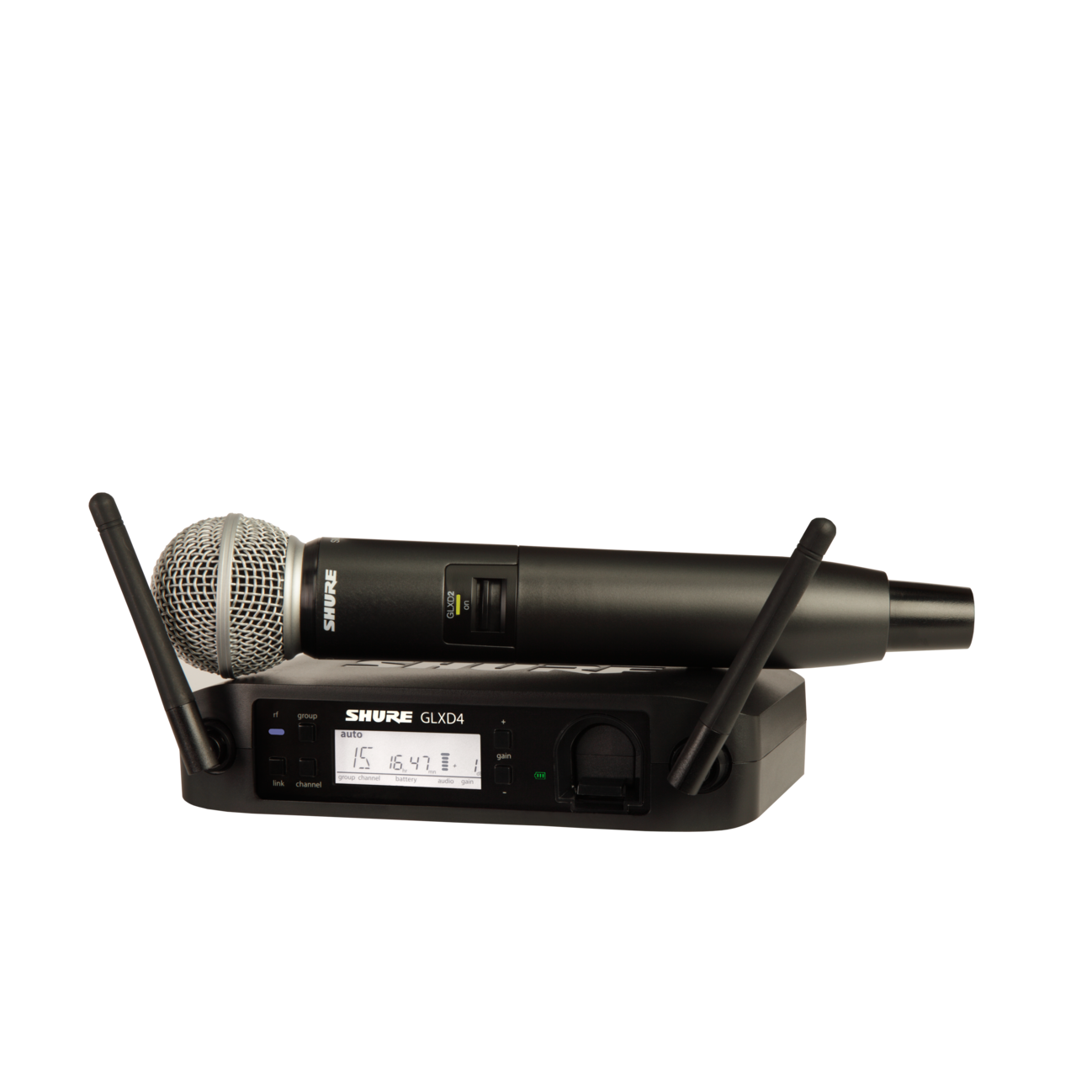 Shure GLXD24/SM58 Digital Wireless Vocal System with SM58 Vocal Microphone