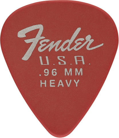 Fender Dura-Tone Delrin Pick, 351-Shape, Heavy, 12-Pack, Fiesta Red