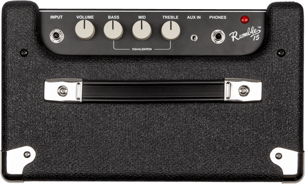 Fender Rumble 15 (V3), 120V, Bass Amp Black/Silver