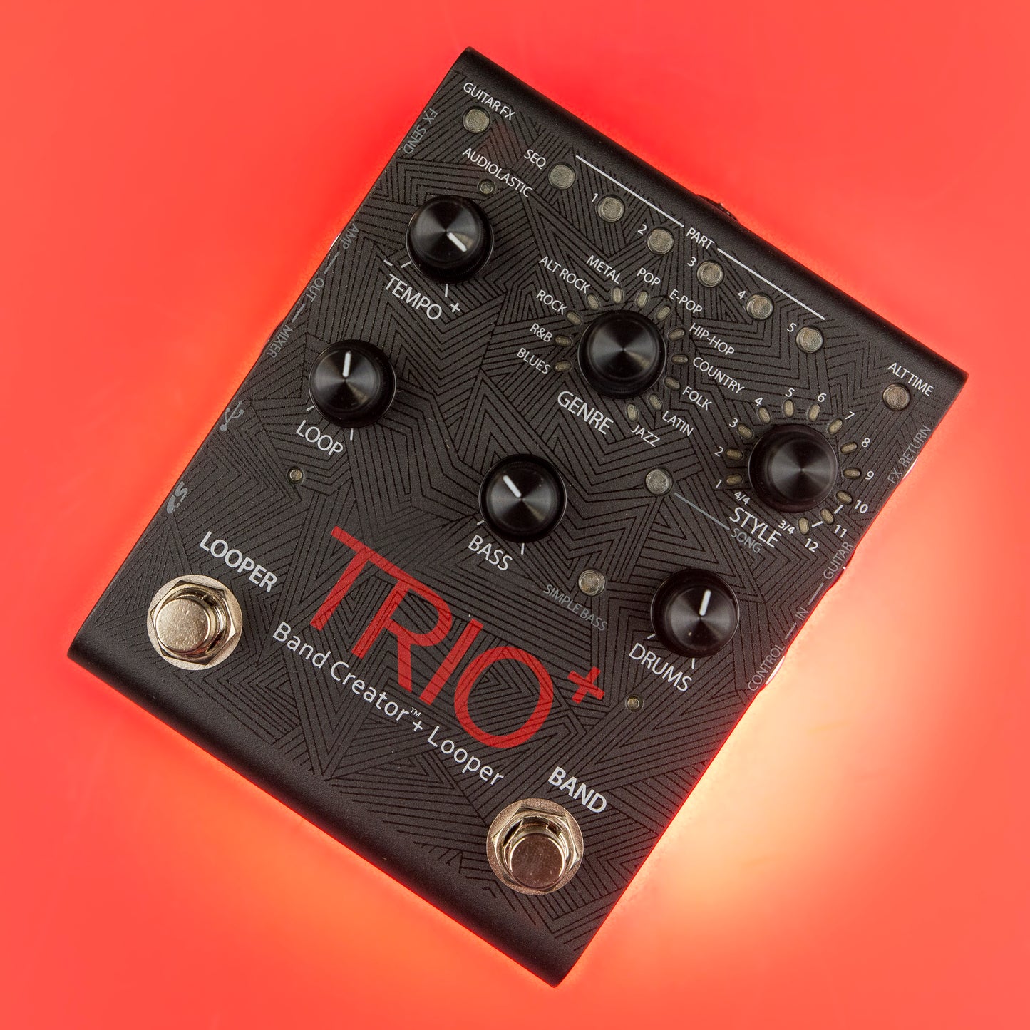 DigiTech TRIO Plus Band Creator + Looper Pedal