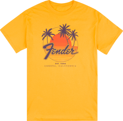 Fender Palm Sunshine Shirt, Medium