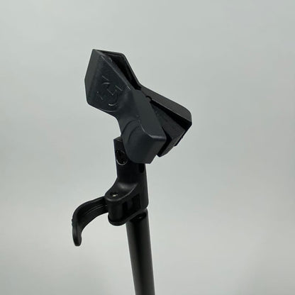 Hercules Low Profile Microphone Stand, H-Shaped Base, EZ Mic Clip