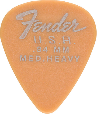 Fender Dura-Tone Delrin Pick, 351-Shape, Med. Heavy, 12-Pack, Butterscotch Blonde